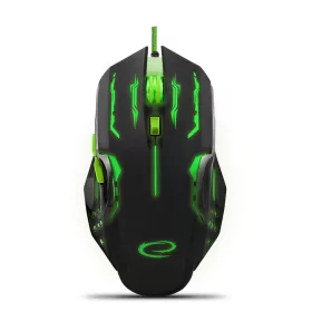   EGM403G Vezetékes egér játékosoknak 6D optikai USB MX403 Apache zöld
