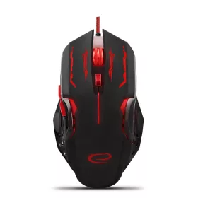   EGM403R Esperanza vezetékes egér gaming led 6d opt. usb apache piros