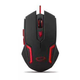   EGM205R Vezetékes egér játékosoknak 6D optikai USB MX205 Fighter piros