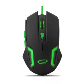   EGM205G Vezetékes egér játékosoknak 6D optikai USB MX205 Fighter zöld