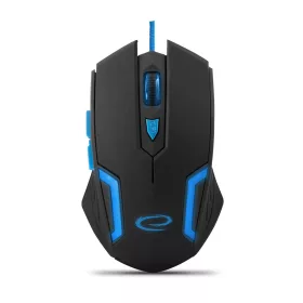   EGM205B Vezetékes egér játékosoknak 6D optikai USB MX205 Fighter BLUE