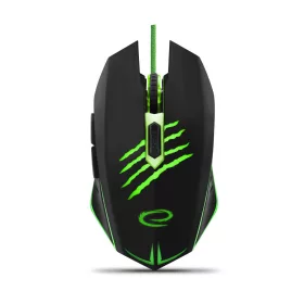   EGM209G Vezetékes egér játékosoknak 6D optikai USB MX209 Claw green