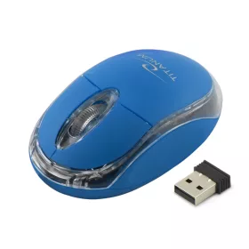   TM120B Vezeték nélküli egér 2,4 GHz 3D, optikai USB Condor kék