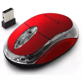   XM105R Extrém vezeték nélküli egér 2.4ghz 3d opt. usb harrier piros