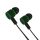 EGH201G Esperanza fülbe helyezhető fejhallgató mikrofonos játék Viper fekete és zöld színnel