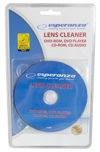 ES123 Esperanza tisztítólap cd/dvd-hez