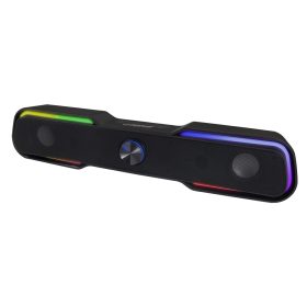   EGS101 Esperanza usb hangszóró / soundbar led szivárványos apala