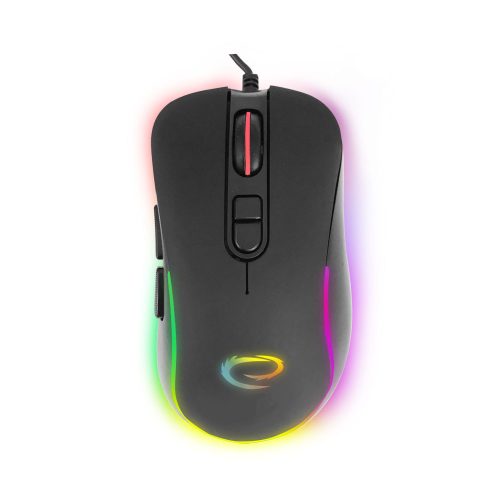 EGM303 Esperanza vezetékes egér gaming led rgb 7d opt. usb-c hesperis