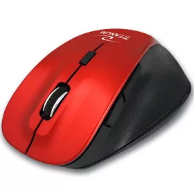   TM122R Titanum vezeték nélküli egér bt 6d opt. fornax vörös