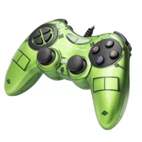 EGG105G Gamepad PC USB Fighter zöld Esperanza