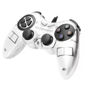 EGG105W Gamepad PC USB Fighter fehér Esperanza
