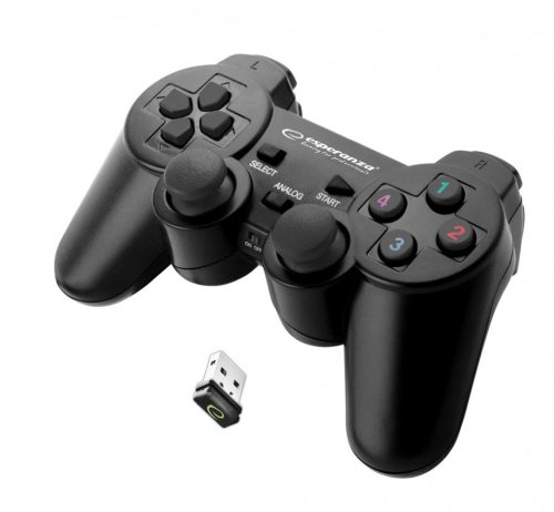 EGG108K Gamepad vezeték nélküli PC / PS3 USB Gladiator fekete