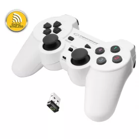   EGG108W vezeték nélküli játékvezérlő PC / PS3 USB Gladiator fehér / fekete