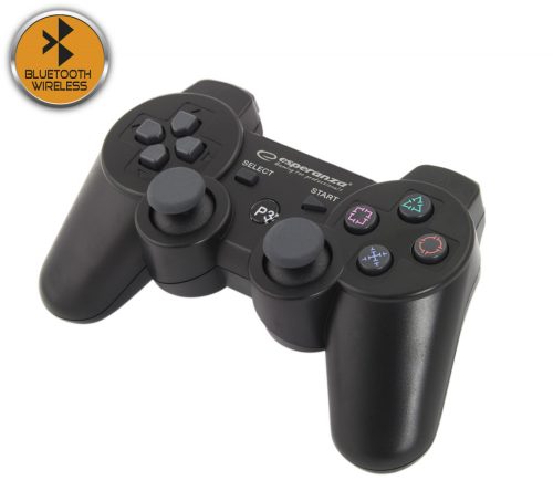 EGG109K Gamepad Bluetooth vezeték nélküli PS3 tengeri fekete Esperanza