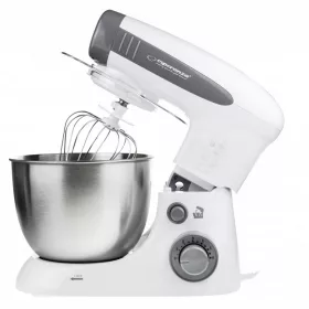   Esperanza EKM024 Robotgép, konyhai, 800 W, 6 sebességes, elliptikus mozgás, 4 l-es rozsdamentes acél tál, fehér / ezüst