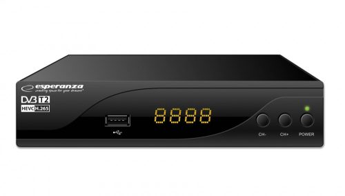 EV105R Esperanza digitális tuner dvb-t2 h.265/hevc ev105r dvb-t2 digitális tuner ev105r