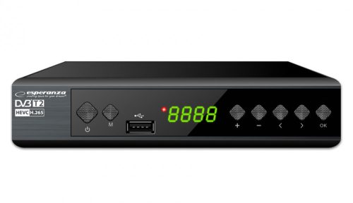 EV111P Esperanza digitális tuner dvb-t2 h.265 / hevc ev111p