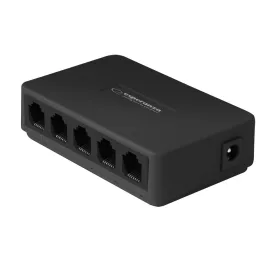 ENS103 Esperanza switch 5 portos 10/100/1000 ónix