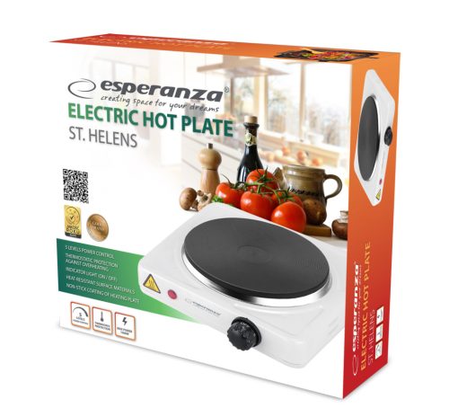 Esperanza EKH013W elektromos főzőlap St. Helens fehér
