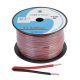 KAB0393 CCA hangszórókábel 2,5 mm-es fekete/piros (100 m-es tekercs)