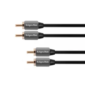 Kábel 2RCA-2RCA 3,0 m Kruger & Matz