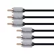 3RCA-3RCA komponens kábel 3,0 m Kruger&Matz
