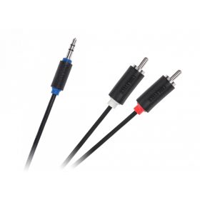 Jack 3,5-2RCA 3 m Cabletech szabványos kábel