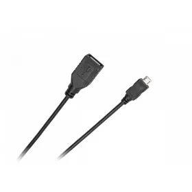 Kábel USB - micro USB aljzat - dugó 0,2m Standard