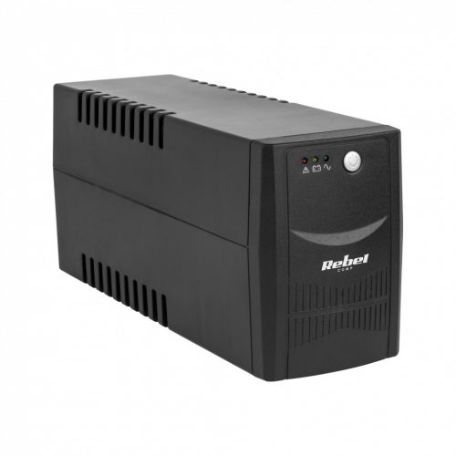 Szünetmentes tápegység UPS REBEL Micropower 600 modell (offline, 600VA / 360W, 230V, 50Hz)