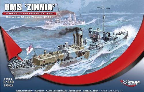 HMS "ZINNIA" brit virág K98 Corvette
