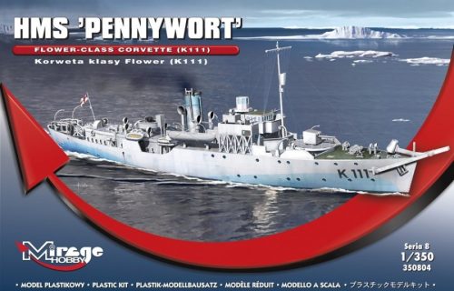 HMS "PENNYWORT" brit virág K111 Corvette