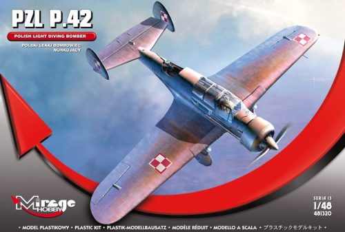 PZL P.42 lengyel harci repülőgép modell