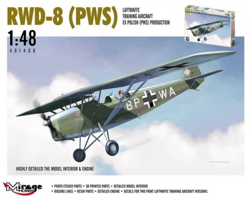 RWD-8 (PWS) Luftwaffe repülőgép modell készlet