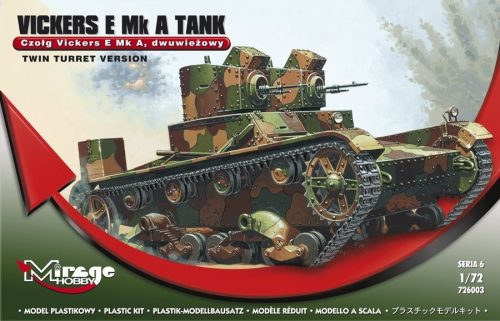 Vickers E Mk Egy lengyel ikertornyos harckocsi - 1:72