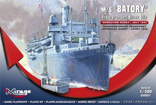 „BATORY” leszállóhajó „HUSKY hadművelet” 1943. július
