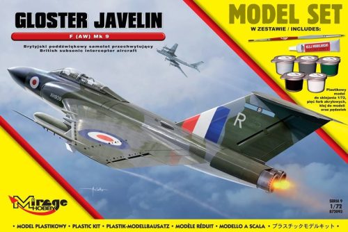 GLOUCESTER JAVELIN F AW Mk 9 brit szubszonikus elfogó repülőgép