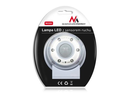 LED lámpa mozgásérzékelővel MCE02