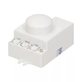   Mikrohullámú mozgásérzékelő, mini, 360/180 tömítések. IP20, 1200W