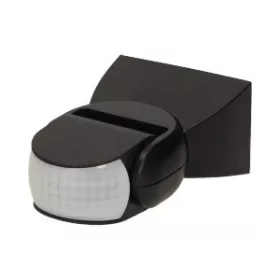  Mozgásérzékelő 180 fok, függőleges és vízszintes állítás, IP65, 1200W, fekete