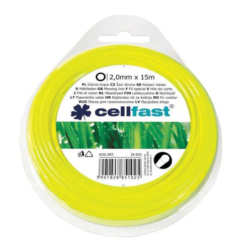 CF35003 Kerek trimmelőzsinór 2,0mm x 15m, CellFast