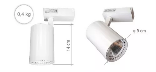 LED spotlámpa egyfázisú fehér 30w 2250lm meleg fény 3000k
