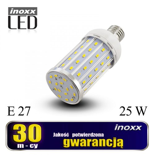 Izzó e27 led kukorica 25w fém 4000k semleges