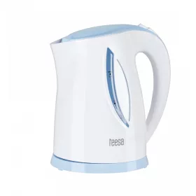   Teesa TSA1010 vezeték nélküli vízforraló, 1,7l, 2200W, Fehér/Kék