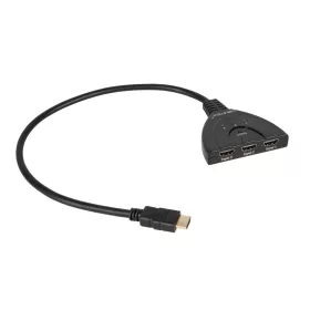 HDMI kapcsoló csatlakozó a kábelen 1 kimenet/2 bemenet