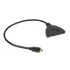 HDMI kapcsoló csatlakozó a kábelen 1 kimenet/2 bemenet