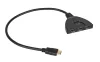 HDMI kapcsoló csatlakozó a kábelen 1 kimenet/2 bemenet