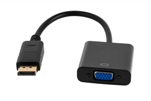 Adapter csatlakozó DISPLAYPORT csatlakozó - VGA aljzat