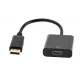 Adapter csatlakozó DISPLAYPORT csatlakozó - HDMI aljzat