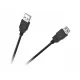Dugó-aljzat USB-kábel 1,0 m Cabletech Eco-Line
