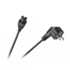 Hálózati kábel laptophoz (lóhere) 1,5 m Cabletech Eco-Line
